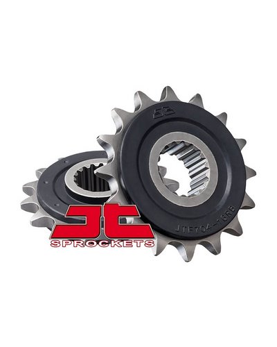 Pignon Moto JT SPROCKETS Pignon acier:JTF704RB.16dents Pas:525 (Avec caoutchouc) Pignon Moto JT SPROCKETS Pignon acier:JTF704RB.16dents Pas:525 (Avec caoutchouc)