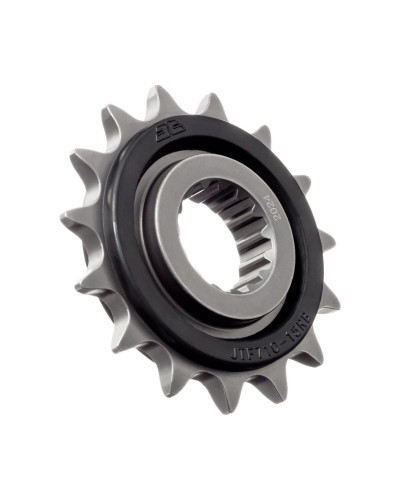 Pignon Moto JT SPROCKETS Pignon acier:JTF710RB.15dents Pas:520 (Avec caoutchouc)