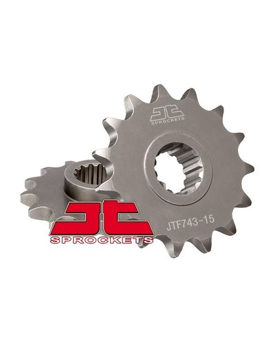 Pignon Moto JT SPROCKETS Pignon acier:JTF743.15dents Pas:530 Pignon Moto JT SPROCKETS Pignon acier:JTF743.15dents Pas:530