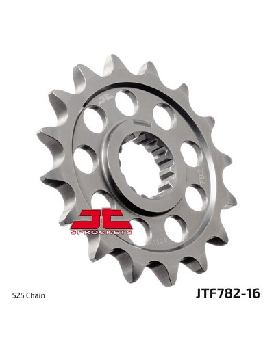 Pignon Moto JT SPROCKETS Pignon acier:JTF782.16dents Pas:525 Pignon Moto JT SPROCKETS Pignon acier:JTF782.16dents Pas:525