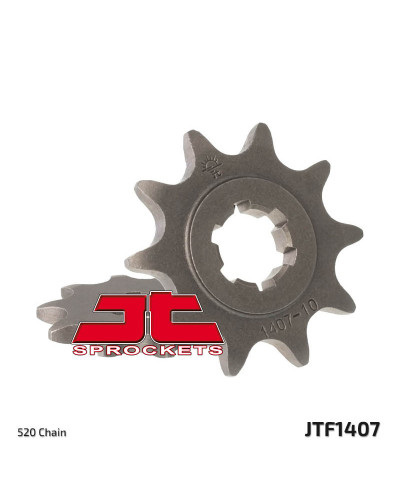 Pignon Moto JT SPROCKETS Pignon JT SPROCKETS 10 dents acier pas 520 type 1407