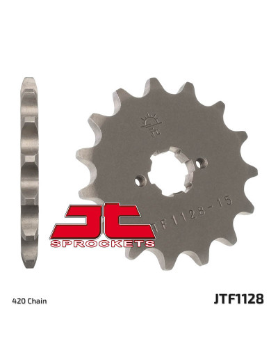 Pignon Moto JT SPROCKETS Pignon JT SPROCKETS 11 dents acier pas 420 type 1128