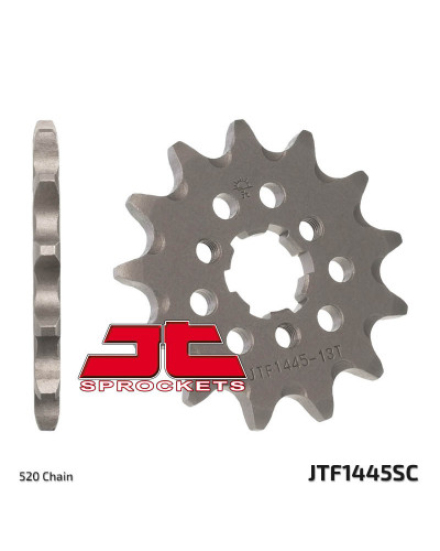 Pignon Moto JT SPROCKETS Pignon JT SPROCKETS 12 dents acier anti-boue pas 520 type 1445SC Kawasaki KX125