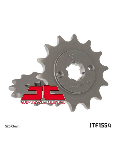 Pignon Moto JT SPROCKETS Pignon JT SPROCKETS 12 dents acier pas 520 type 1554