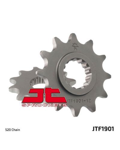 Pignon Moto JT SPROCKETS Pignon JT SPROCKETS 12 dents acier pas 520 type 1901