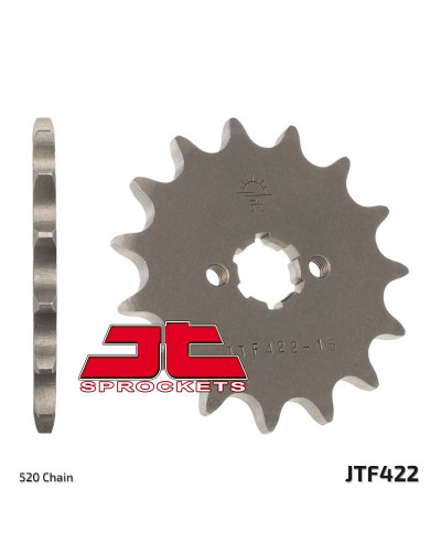 Pignon Moto JT SPROCKETS Pignon JT SPROCKETS 12 dents acier pas 520 type 422