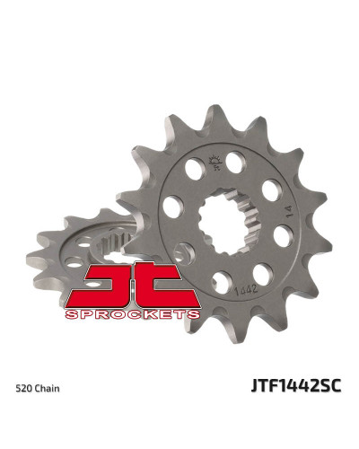 Pignon Moto JT SPROCKETS Pignon JT SPROCKETS 13 dents acier anti-boue pas 520 type 1442SC Suzuki RM-Z250