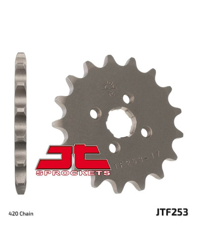 Pignon Moto JT SPROCKETS Pignon JT SPROCKETS 13 dents acier pas 420 type 253