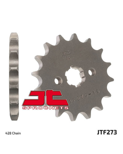 Pignon Moto JT SPROCKETS Pignon JT SPROCKETS 13 dents acier pas 428 type 273 Honda TRX90 FOURTRAX