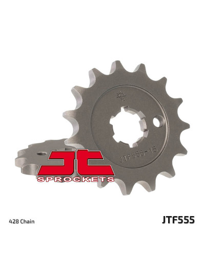 Pignon Moto JT SPROCKETS Pignon JT SPROCKETS 13 dents acier pas 428 type 555 Kawasaki