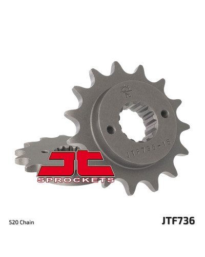 Pignon Moto JT SPROCKETS Pignon JT SPROCKETS 13 dents acier pas 520 type 736 Ducati 748