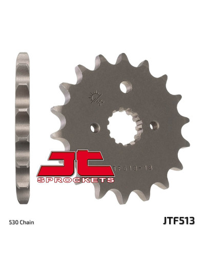 Pignon Moto JT SPROCKETS Pignon JT SPROCKETS 13 dents acier pas 530 type 513