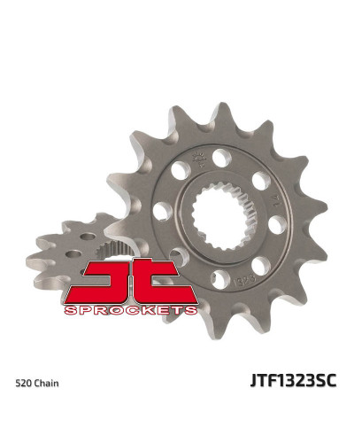 Pignon Moto JT SPROCKETS Pignon JT SPROCKETS 14 dents acier anti-boue pas 520 type 1323SC Honda CR125R