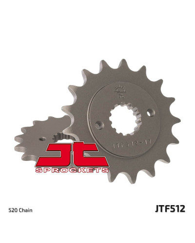 Pignon Moto JT SPROCKETS Pignon JT SPROCKETS 14 dents acier pas 520 type 512