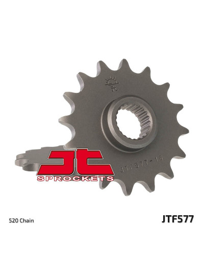 Pignon Moto JT SPROCKETS Pignon JT SPROCKETS 14 dents acier pas 520 type 577 Yamaha