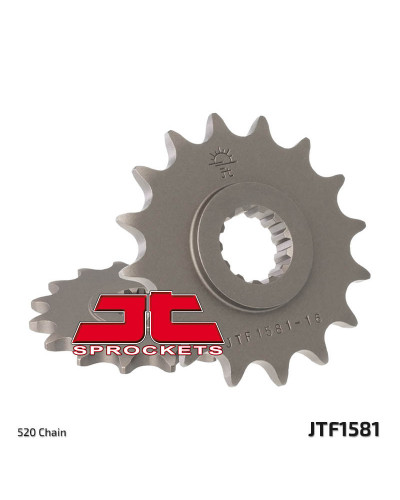 Pignon Moto JT SPROCKETS Pignon JT SPROCKETS 15 dents acier pas 520 type 1581