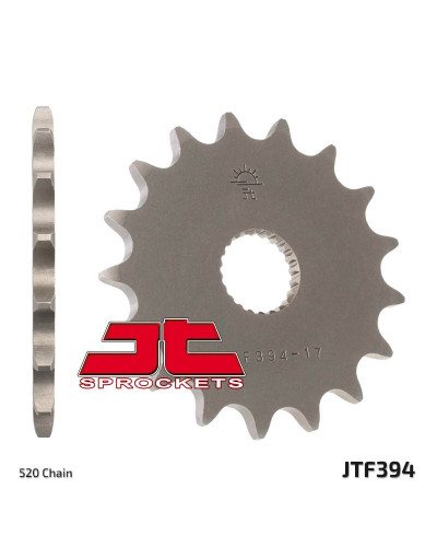 Pignon Moto JT SPROCKETS Pignon JT SPROCKETS 15 dents acier pas 520 type 394