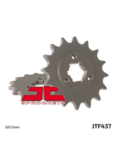 Pignon Moto JT SPROCKETS Pignon JT SPROCKETS 15 dents acier pas 520 type 437