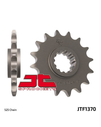 Pignon Moto JT SPROCKETS Pignon JT SPROCKETS 15 dents acier pas 525 type 1370 Honda