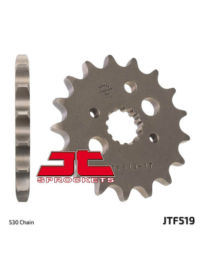 Pignon Moto JT SPROCKETS Pignon JT SPROCKETS 15 dents acier pas 530 type 519