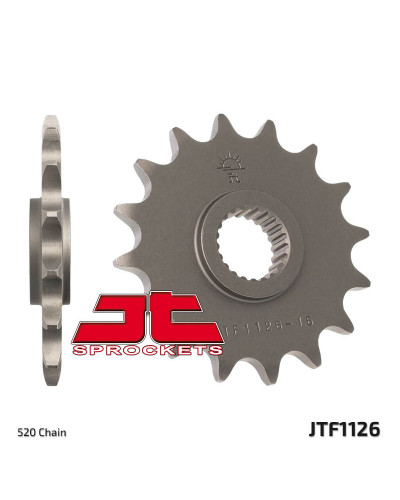 Pignon Moto JT SPROCKETS Pignon JT SPROCKETS 16 dents acier pas 520 type 1126