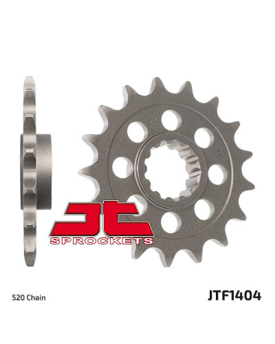 Pignon Moto JT SPROCKETS Pignon JT SPROCKETS 16 dents acier pas 520 type 1404