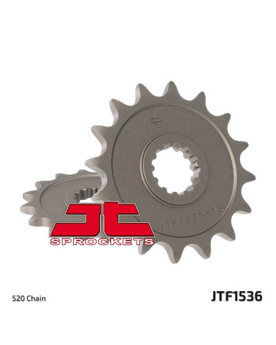 Pignon Moto JT SPROCKETS Pignon JT SPROCKETS 16 dents acier pas 520 type 1536