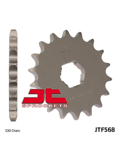 Pignon Moto JT SPROCKETS Pignon JT SPROCKETS 17 dents acier pas 530 type 568