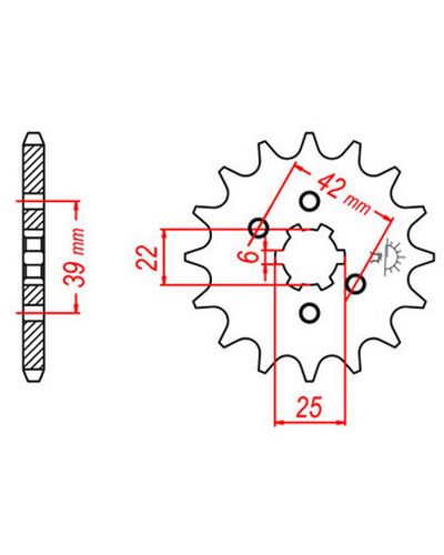 Pignon Moto JT SPROCKETS Pignon JTF1265.13 Pignon Moto JT SPROCKETS Pignon JTF1265.13