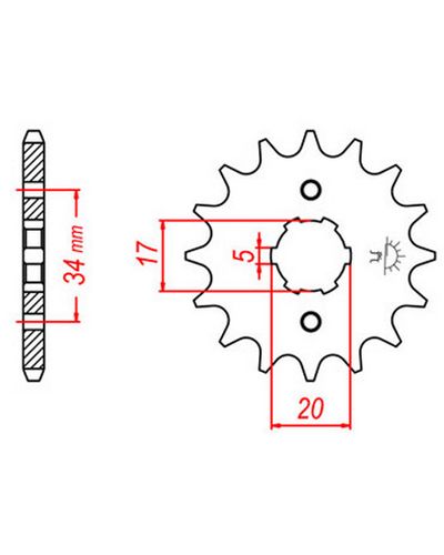 Pignon Moto JT SPROCKETS Pignon JTF1324.14 Pignon Moto JT SPROCKETS Pignon JTF1324.14