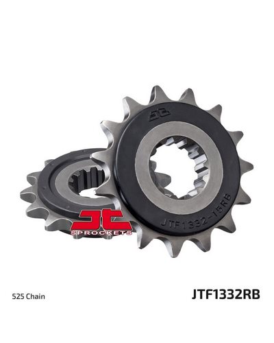 Pignon Moto JT SPROCKETS Pignon JTF1332.16RB (Avec caoutchouc) Pignon Moto JT SPROCKETS Pignon JTF1332.16RB (Avec caoutchouc)
