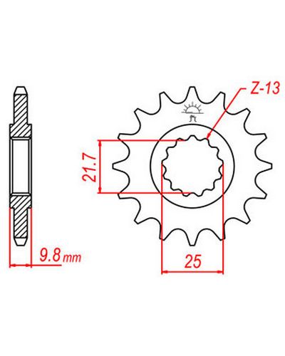 Pignon Moto JT SPROCKETS Pignon JTF1587.20 Pignon Moto JT SPROCKETS Pignon JTF1587.20