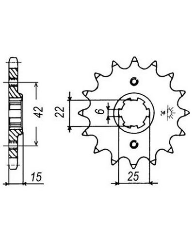 Pignon Moto JT SPROCKETS Pignon JTF292.16
