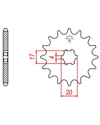 Pignon Moto JT SPROCKETS Pignon JTF429.16