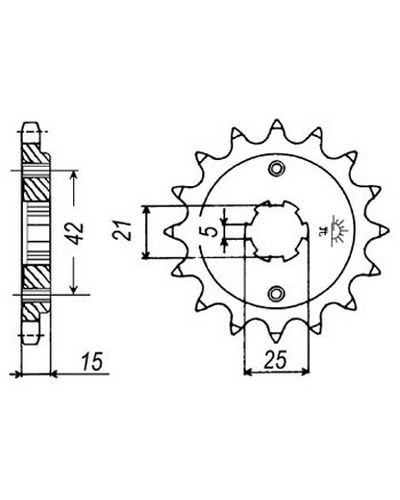 Pignon Moto JT SPROCKETS Pignon JTF492.15 Pignon Moto JT SPROCKETS Pignon JTF492.15