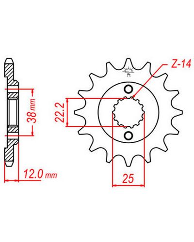 Pignon Moto JT SPROCKETS Pignon JTF495.15 Pignon Moto JT SPROCKETS Pignon JTF495.15