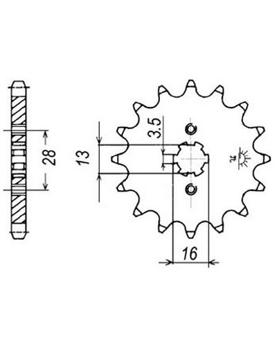 Pignon Moto JT SPROCKETS Pignon JTF547.13 Pignon Moto JT SPROCKETS Pignon JTF547.13