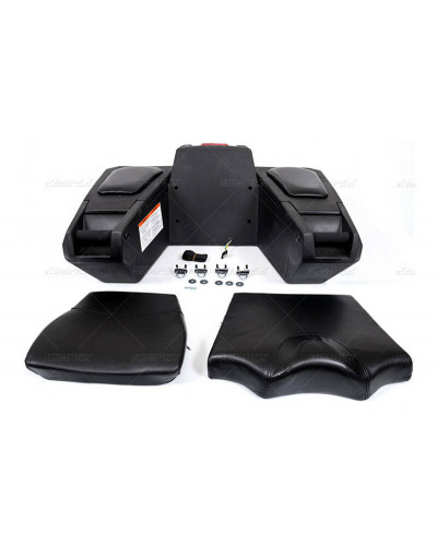 Top Case et Valise Moto Sans Platine KIMPEX Coffre arrière Deluxe quad noir