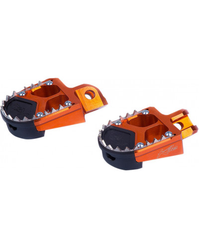 Repose Pieds Moto KITE SM FOOTPEGS HVA/KTM Repose Pieds Moto KITE SM FOOTPEGS HVA/KTM