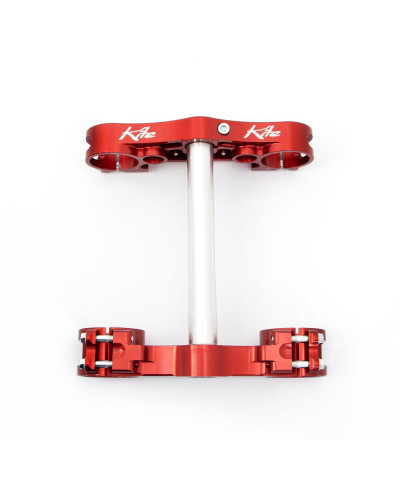 Tés de fourches KITE TRIPLE CLAMP GAS RED Tés de fourches KITE TRIPLE CLAMP GAS RED