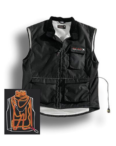 GILET ANTI-FROID KLAN chauffant 4poches noir