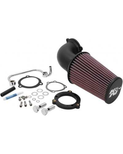Filtre à Air Moto K & N INTAKE KIT BLACK 07-19 XL