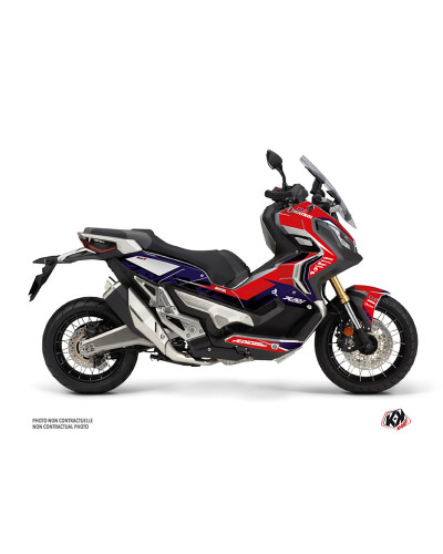 KIT STICKERS KUTVEK Kit déco KUTVEK Replica Luc1 2018 rouge/bleu Honda X ADV