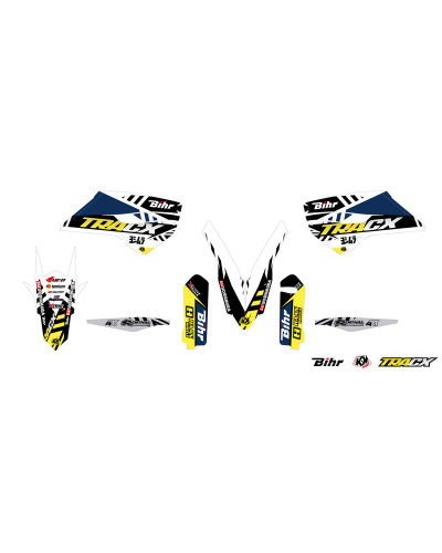 KIT STICKERS KUTVEK Kit déco KUTVEK Tracx blanc Husqvarna