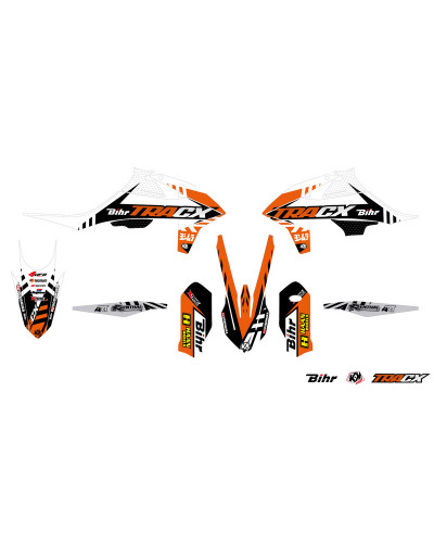 KIT STICKERS KUTVEK Kit déco KUTVEK Tracx orange KTM SX/SX-F