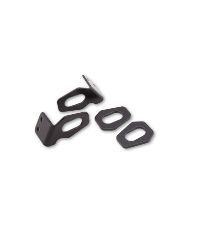 Clignotants Moto LED HIGHSIDER Adaptateur de clignotant original HIGHSIDER pro pour support de plaque d'immatriculation