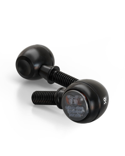 Clignotants Moto LED HIGHSIDER Clignotant/feu de position HIGHSIDER smart Circula-S 2en1 homologué - verre fumé - la paire