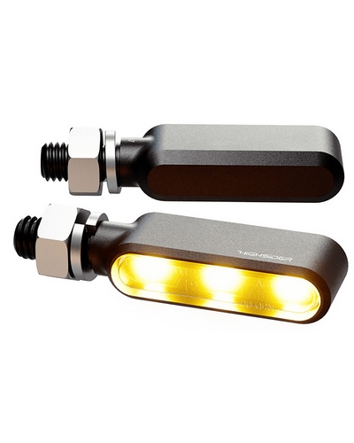 Clignotants Moto LED HIGHSIDER Clignotant LED HIGHSIDER Bronx 3en1 -  clignotant/feu stop/feu de position arrière