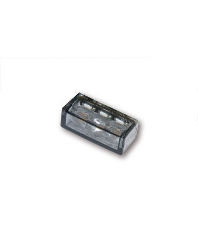 Clignotants Moto LED HIGHSIDER Clignotant LED HIGHSIDER smart Cube-H homologué - verre fumé - la paire Clignotants Moto LED HIGHSIDER Clignotant LED HIGHSIDER smart Cube-H homologué - verre fumé - la paire