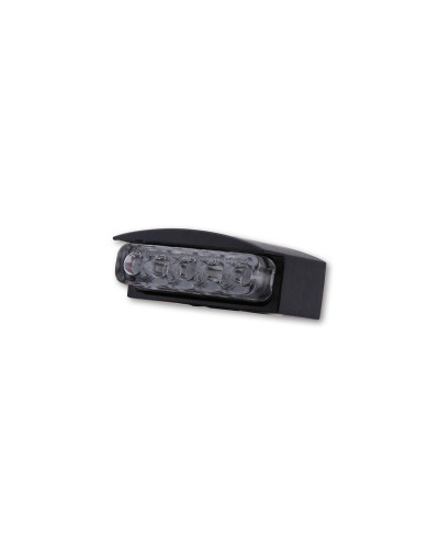Support Plaque Immatriculation Moto LED HIGHSIDER Éclairage de plaque LED HIGHSIDER smart Mini - noir - à l'unité